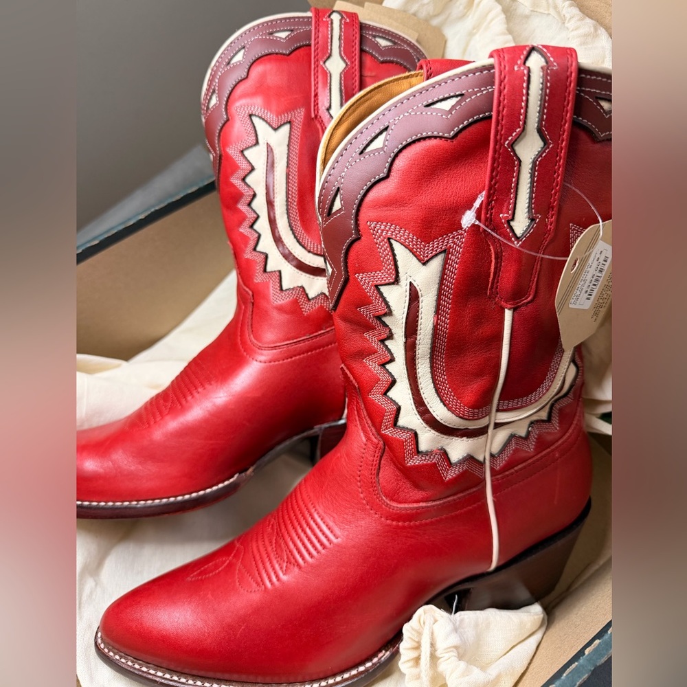 The Jolene  crimson Western Cowboy Boots